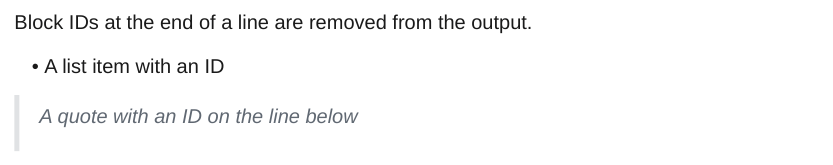 Text with the block IDs removed