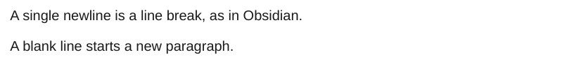 Lines joined into one paragraph